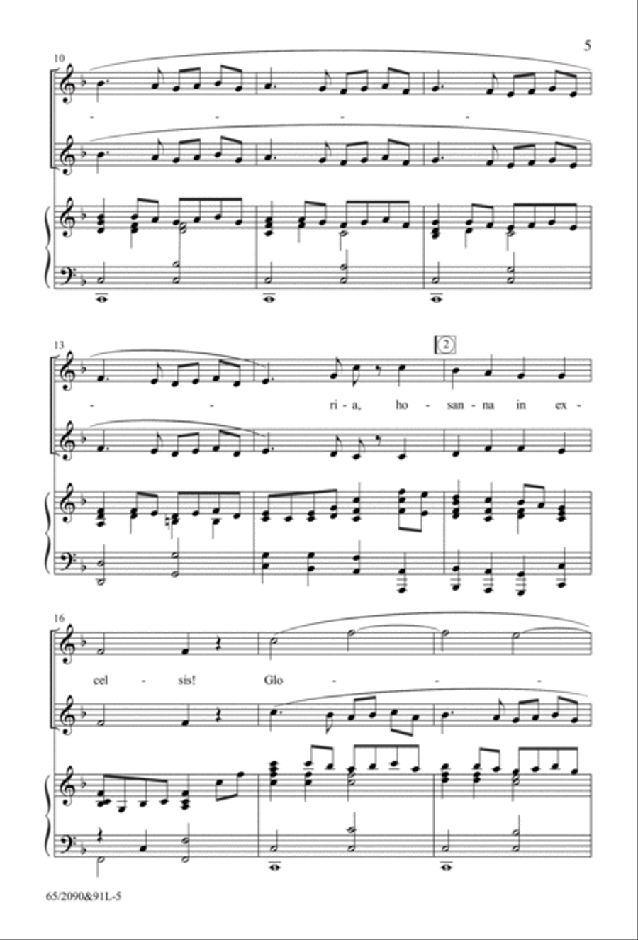 The Glory of Christmas - SATB with Performance CD 4-Part scores gallery preview page 3