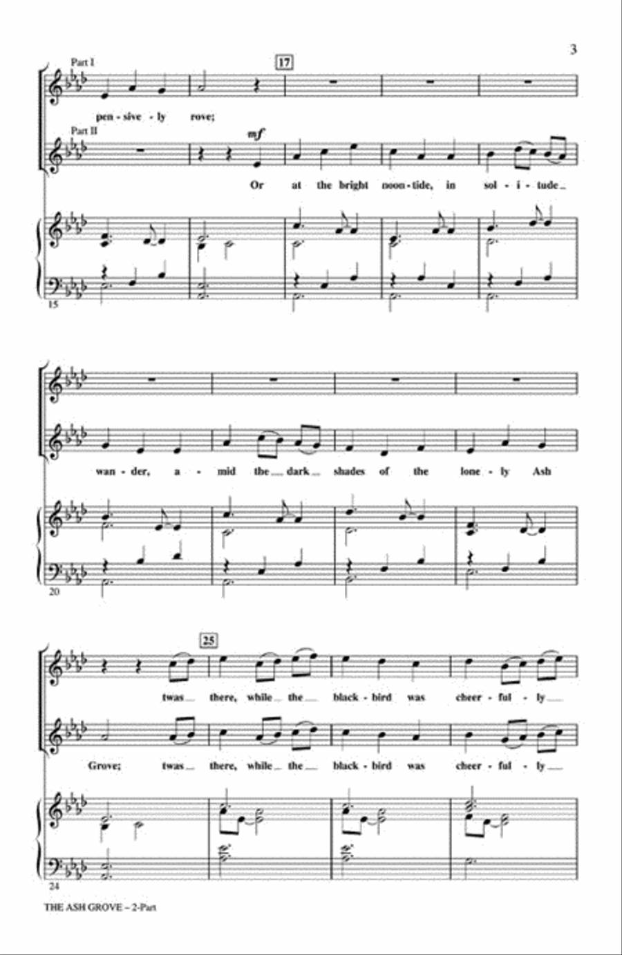 The Ash Grove The Ash Grove 2-Part scores gallery preview page 3