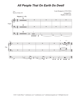 Book cover for All People That On Earth Do Dwell (Vocal Quartet - (SATB) (Choir/Vocal)