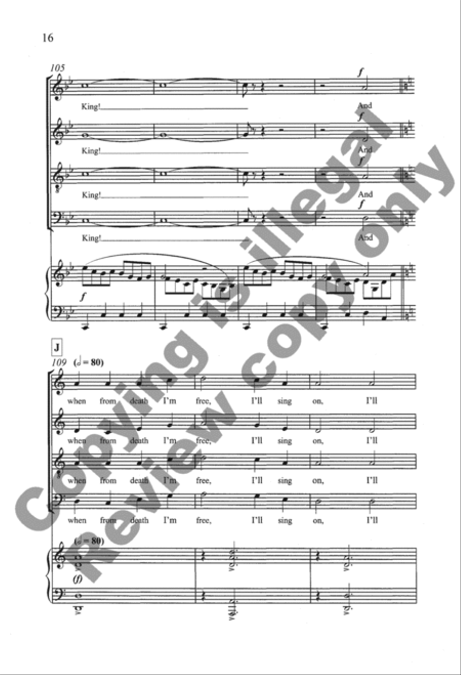 Appalachian Carols: 1. Wondrous Love 4-Part scores gallery preview page 35