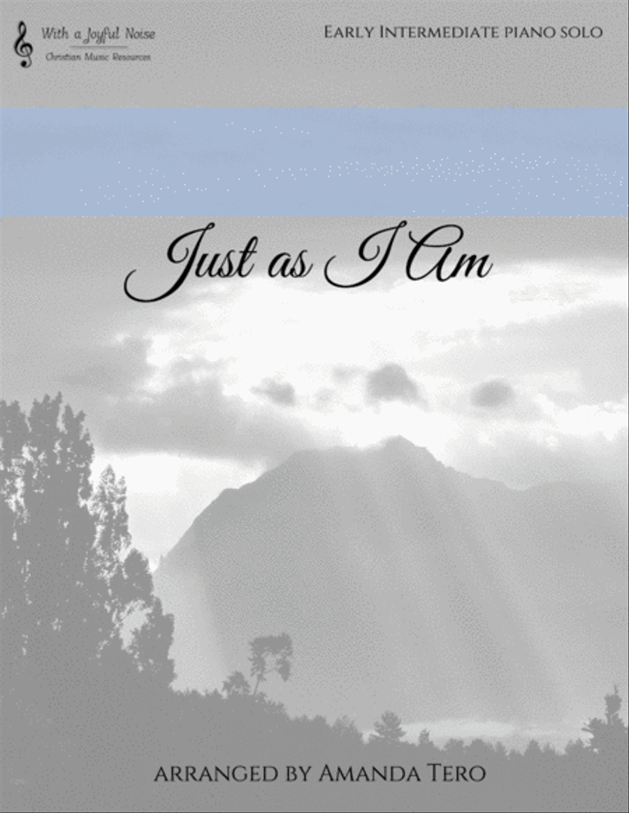 Just as I Am (without one plea) Piano Solo scores gallery preview page 1