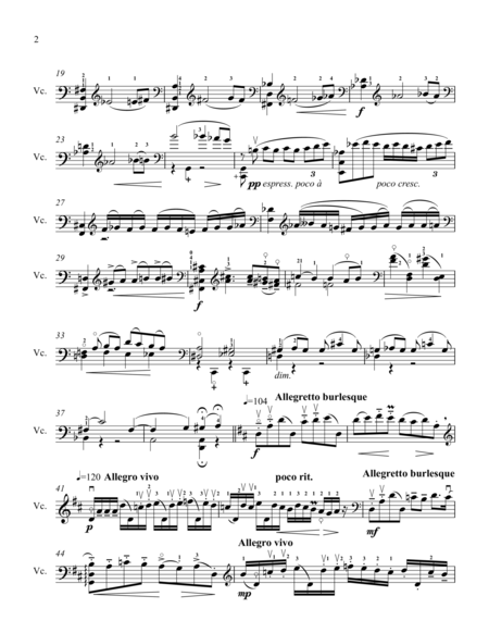 "Homage to Sviatoslav Knushevitsky" For Cello Solo