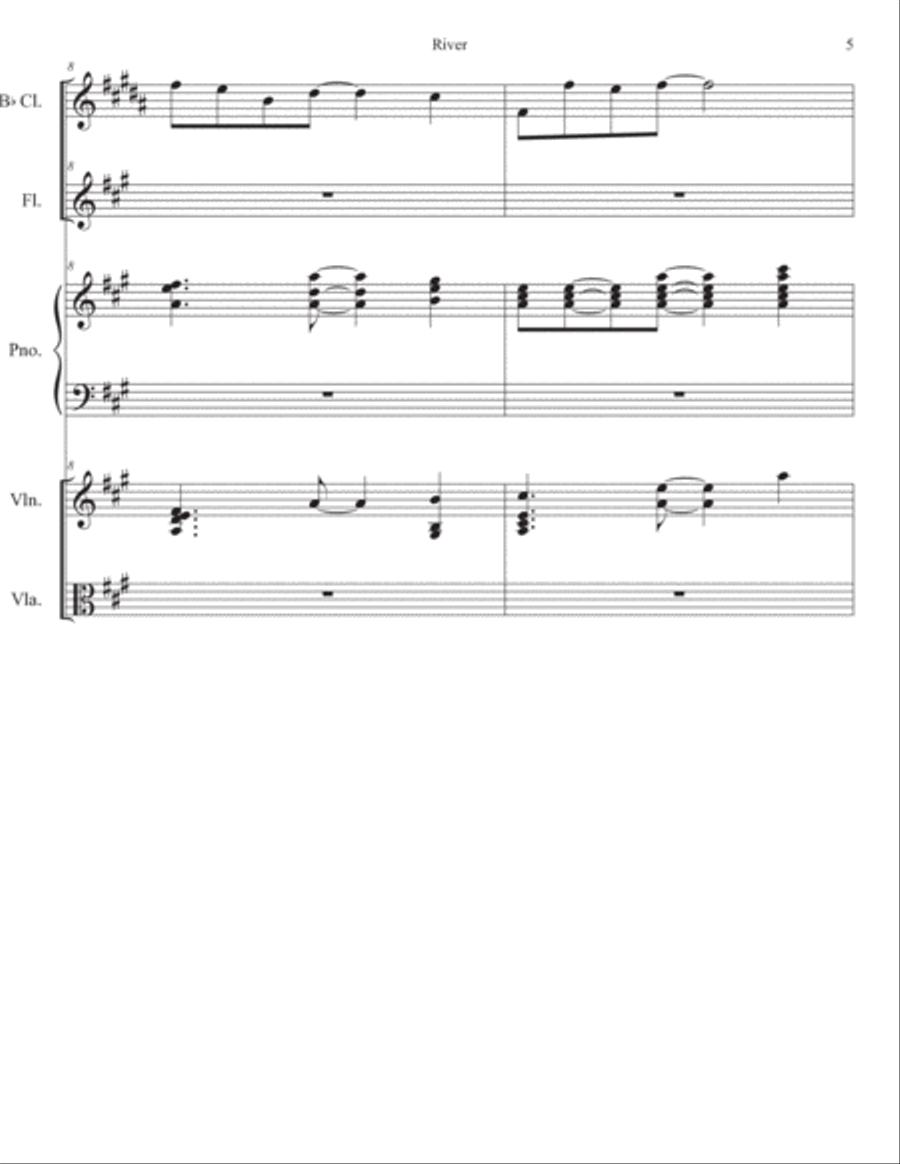 River Small Ensemble scores gallery preview page 6