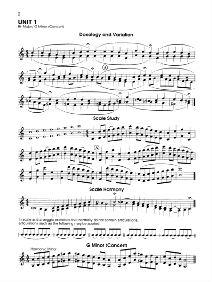 The Artistry of Fundamentals for Band Concert Band Methods scores gallery preview page 3