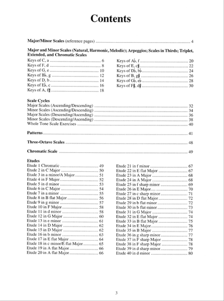 Indispensable Scales, Exercises & Etudes-Developing Flutist Flute scores gallery preview page 4