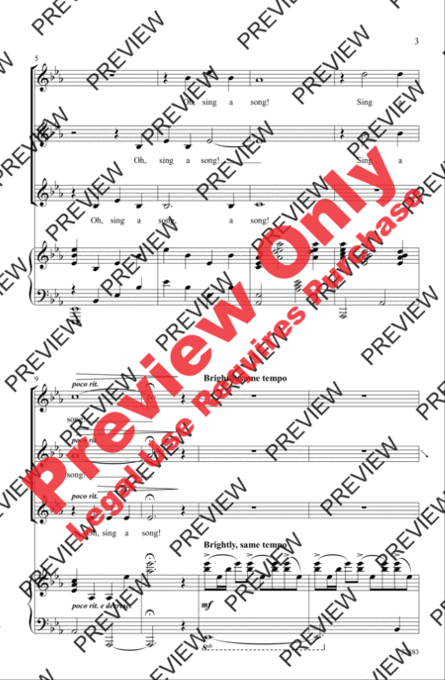 Laudamus Te Women's Choir scores gallery preview page 3