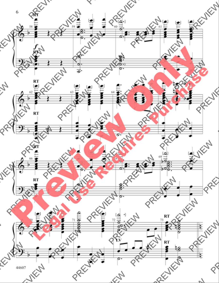 Oh, How Jesus Loves Me Handbell Choir scores gallery preview page 6