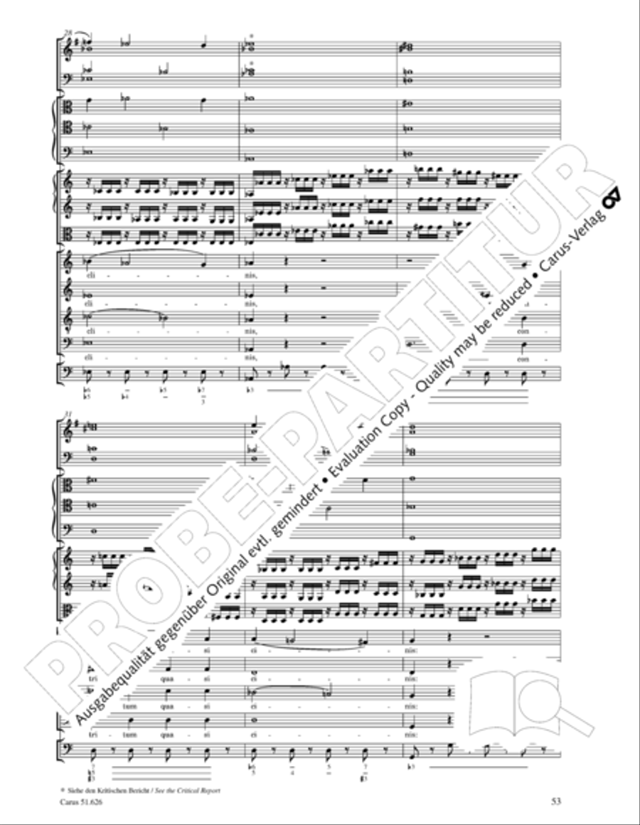 Missa longa in C major (Missa longa in C) 4-Part scores gallery preview page 65