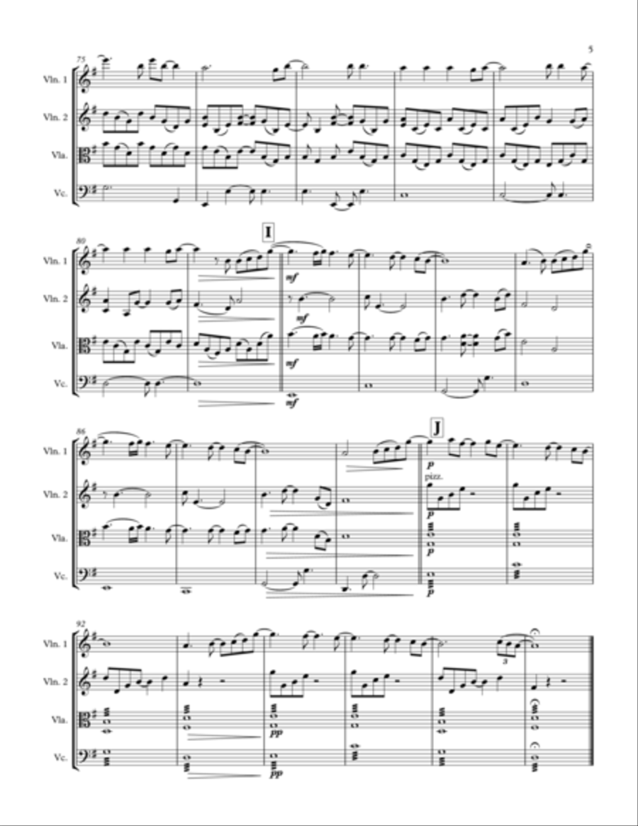 All Of Me String Quartet scores gallery preview page 5
