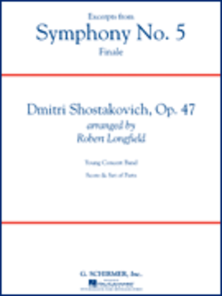 Book cover for Symphony No. 5 - Finale (grade 3 Edition) Score