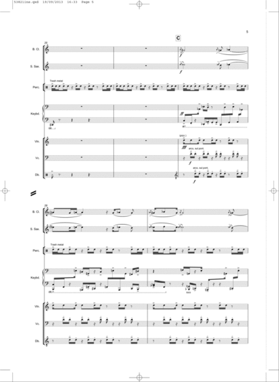 Neon Neon Percussion Ensemble scores gallery preview page 7