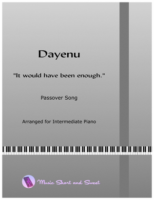 Book cover for Dayenu - Passover Song