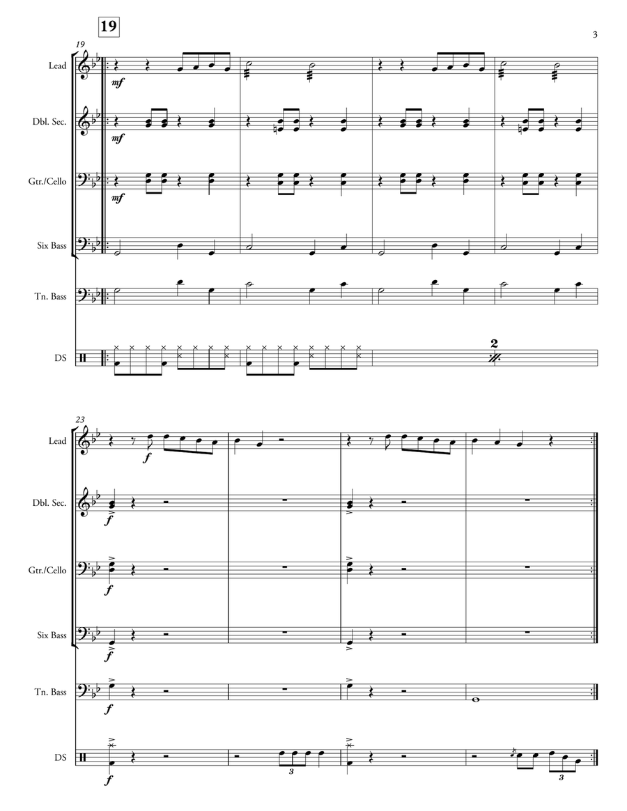 Jamming Percussion Ensemble scores gallery preview page 3