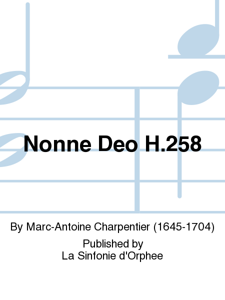 Nonne Deo H.258