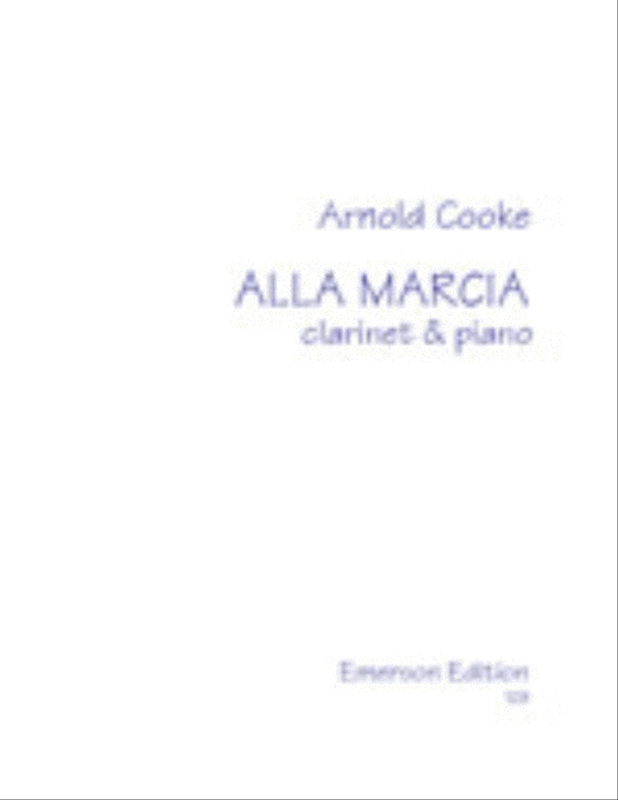 Alla Marcia Chamber Music scores gallery preview page 1