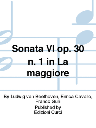 Sonata VI op. 30 n. 1 in La maggiore