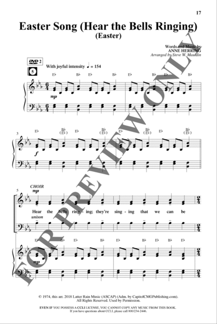The Church Choir Musical Yearbook - Choral Book Choir scores gallery preview page 18