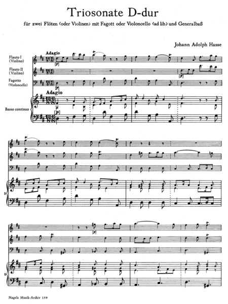 Triosonate D major