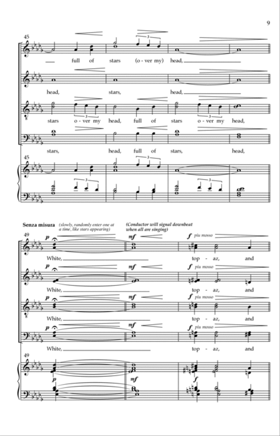 Three Nocturnes Three Nocturnes Divisi scores gallery preview page 5
