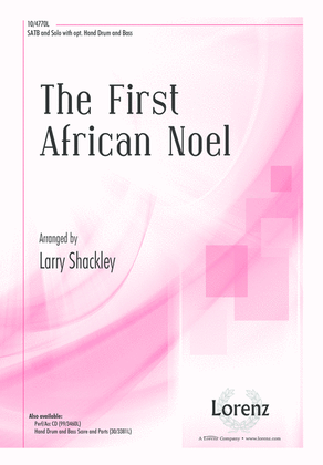 Book cover for The First African Noel