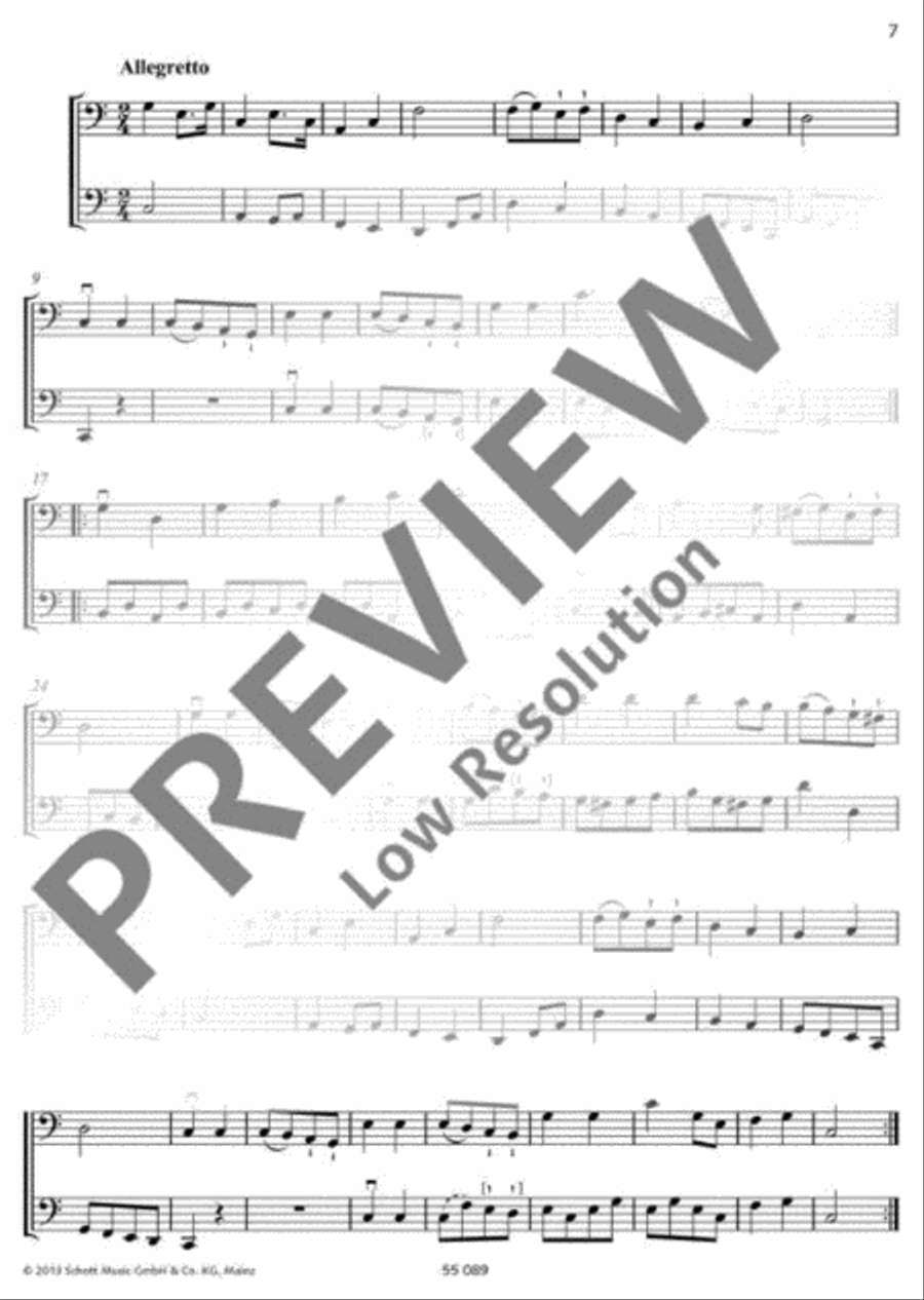 12 Progressive Duets Cello scores gallery preview page 8