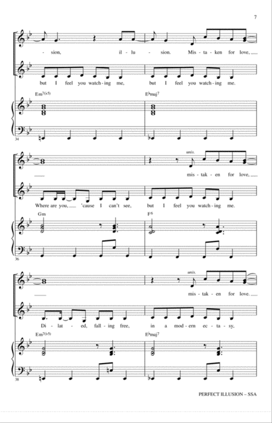 Perfect Illusion SSA scores gallery preview page 6