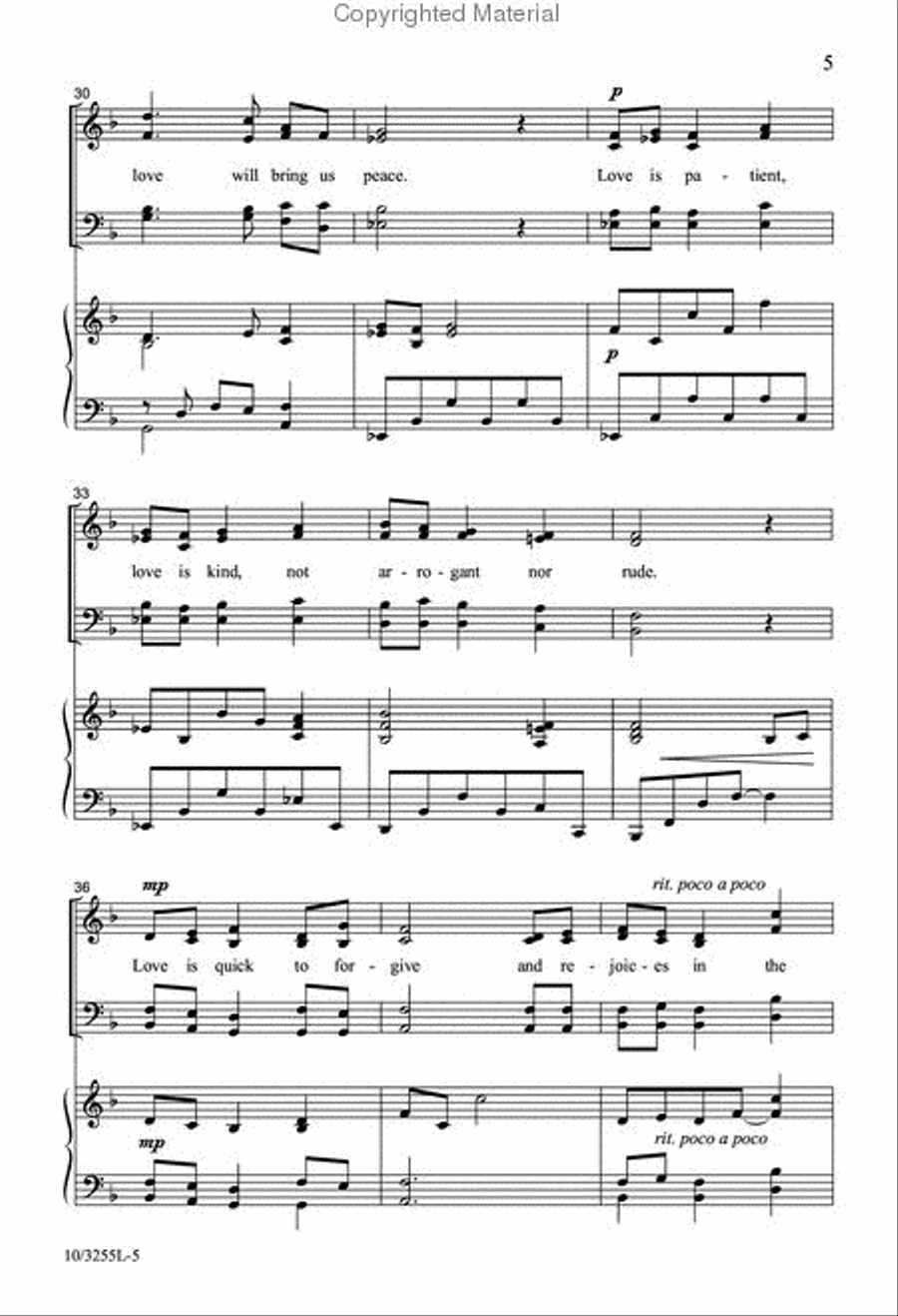 Love Abides Forever Love Abides Forever 4-Part scores gallery preview page 5