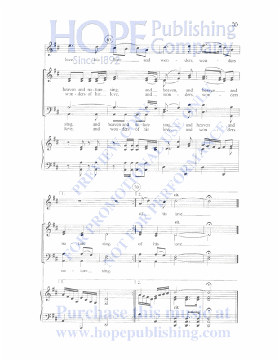 By Heaven's Light Choir scores gallery preview page 56