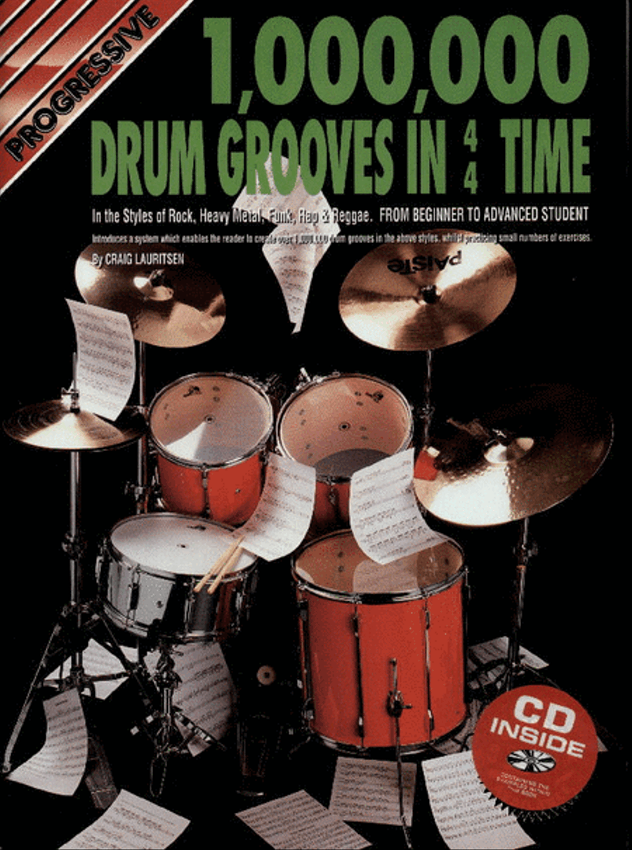 Progressive 1 Million Drum Grooves (Book/CD) Drums scores gallery preview page 1