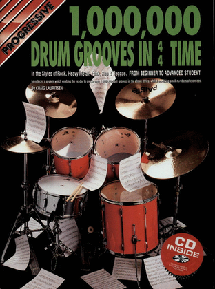 Book cover for Progressive 1 Million Drum Grooves (Book/CD)