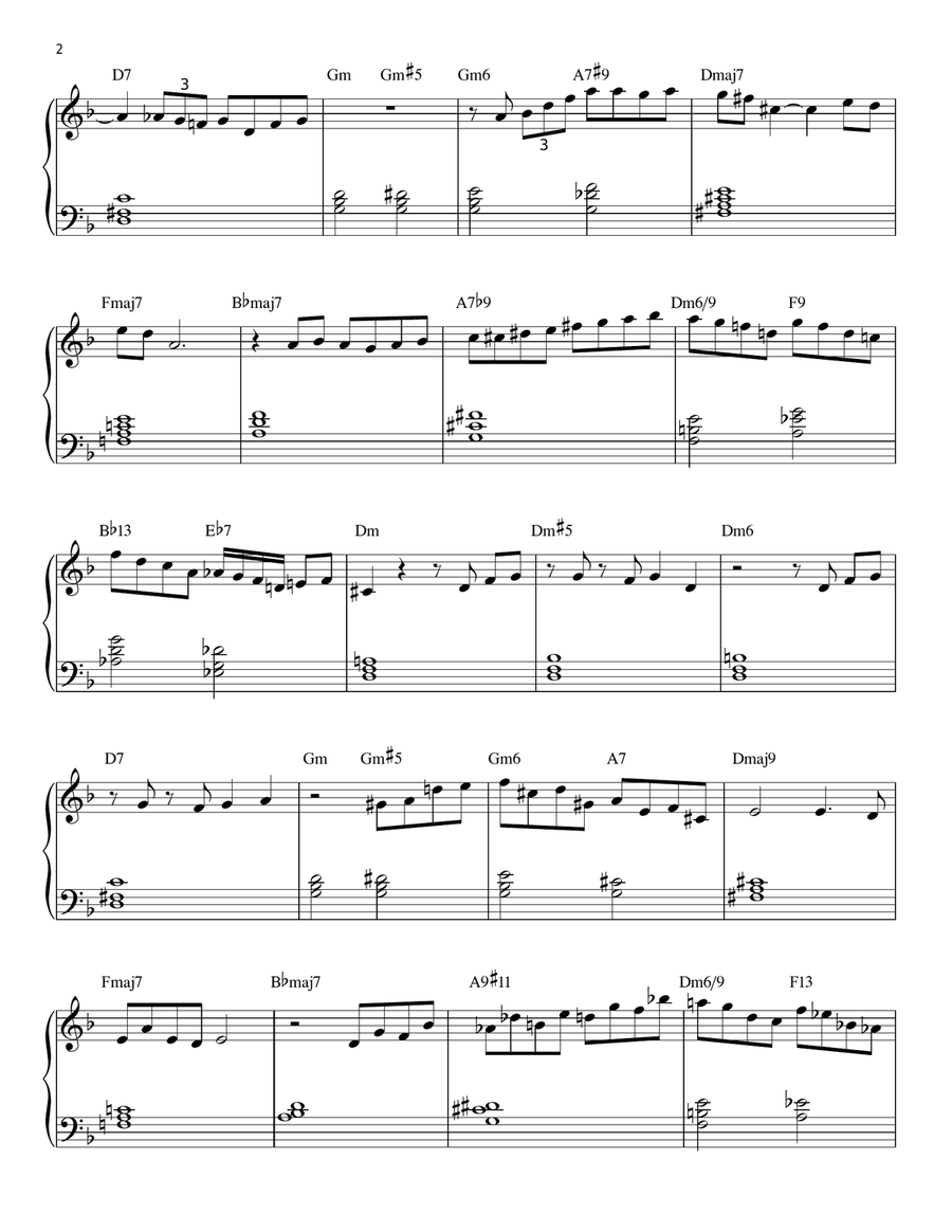 Israel Piano Solo scores gallery preview page 2