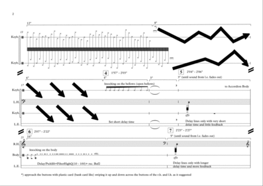 Diffused Gestures for Accordion & Live Electronics Accordion scores gallery preview page 5