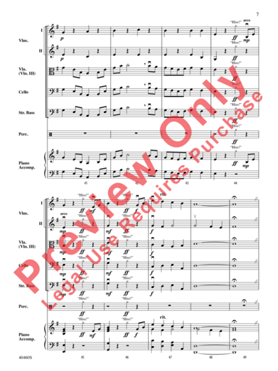 El Gato Pizzicato El Gato Pizzicato String Orchestra scores gallery preview page 8