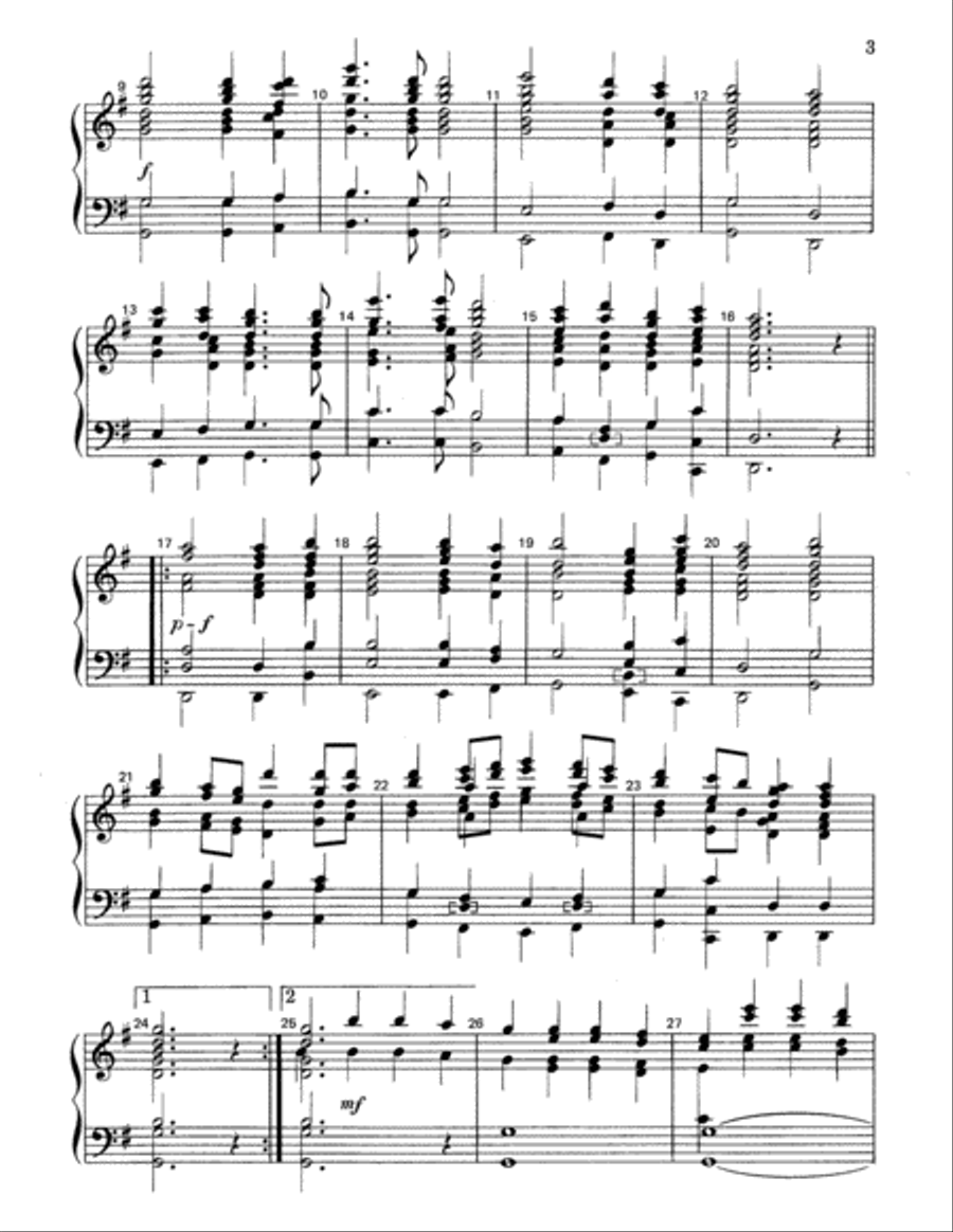 Praise Ye the Lord of Hosts 5-Octaves scores gallery preview page 6