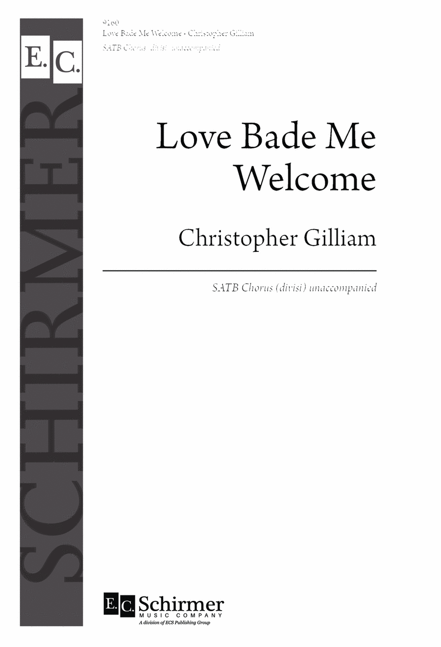 Love Bade Me Welcome Divisi scores gallery preview page 1