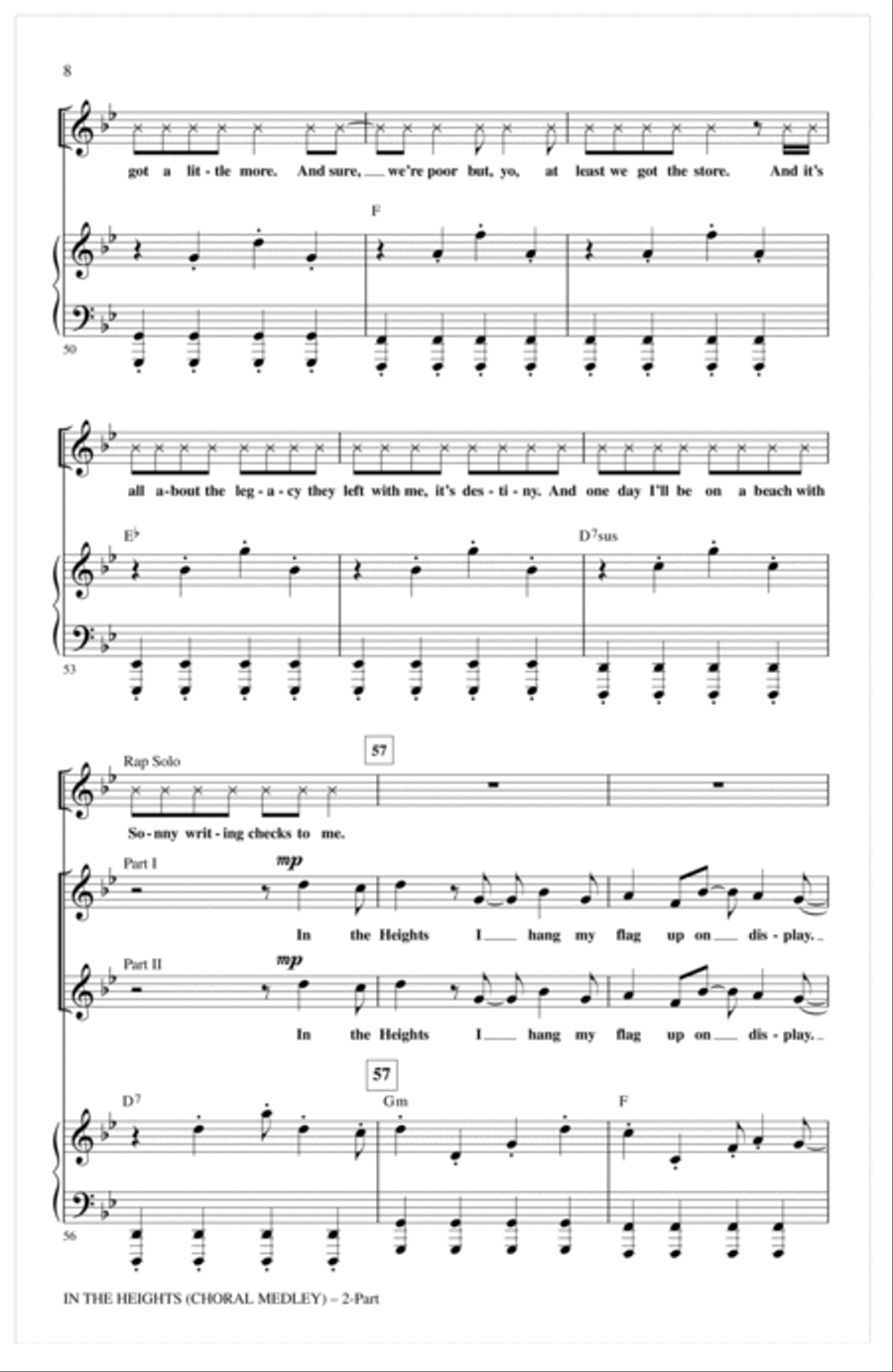 In The Heights (Choral Medley) (arr. Mac Huff)