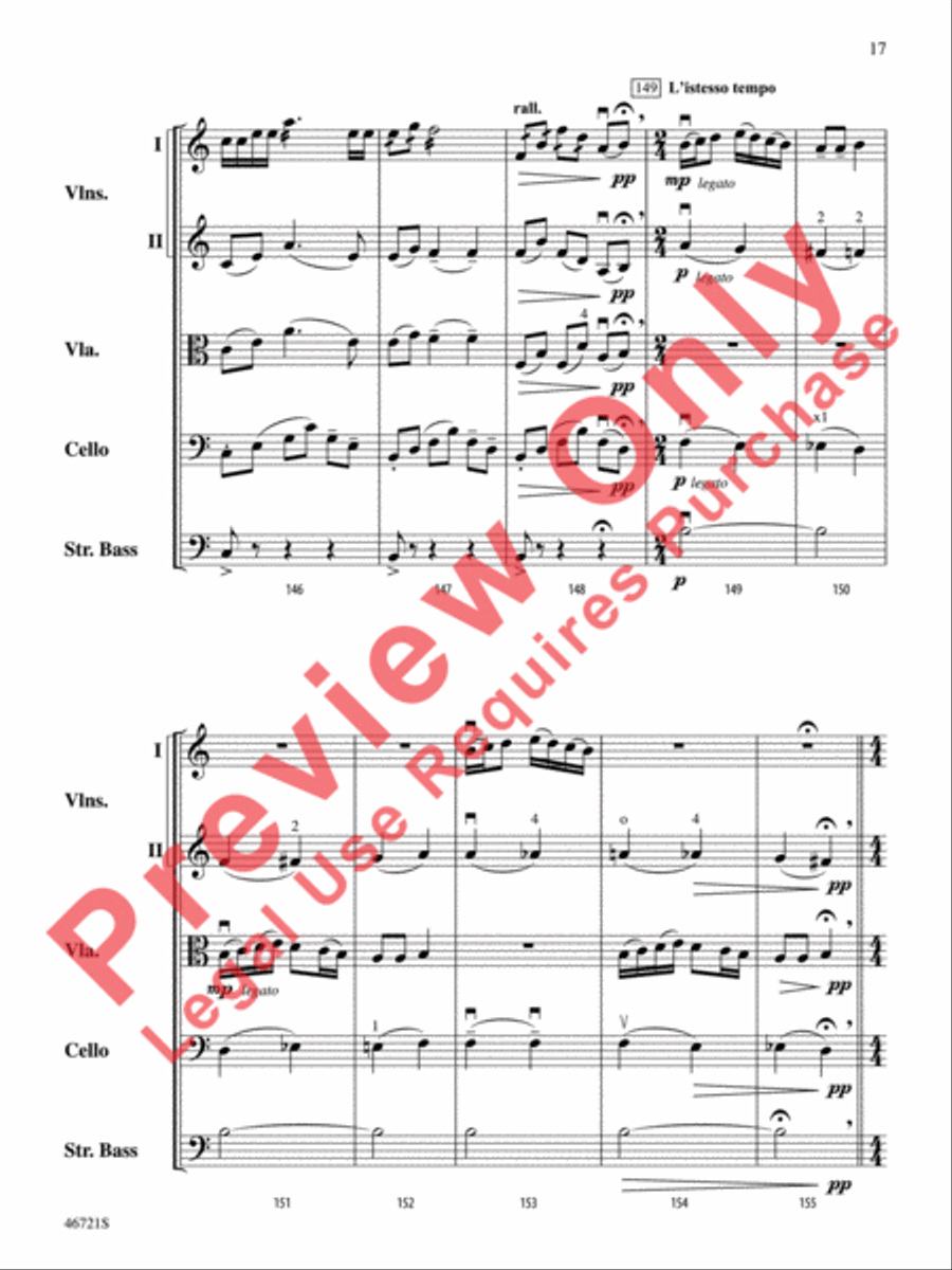 Petrushka String Orchestra scores gallery preview page 18
