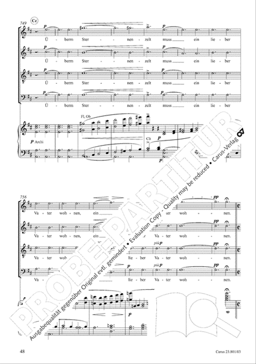 Symphony No. 9, Op. 125 - Finale (Choral Symphony) 4-Part scores gallery preview page 49