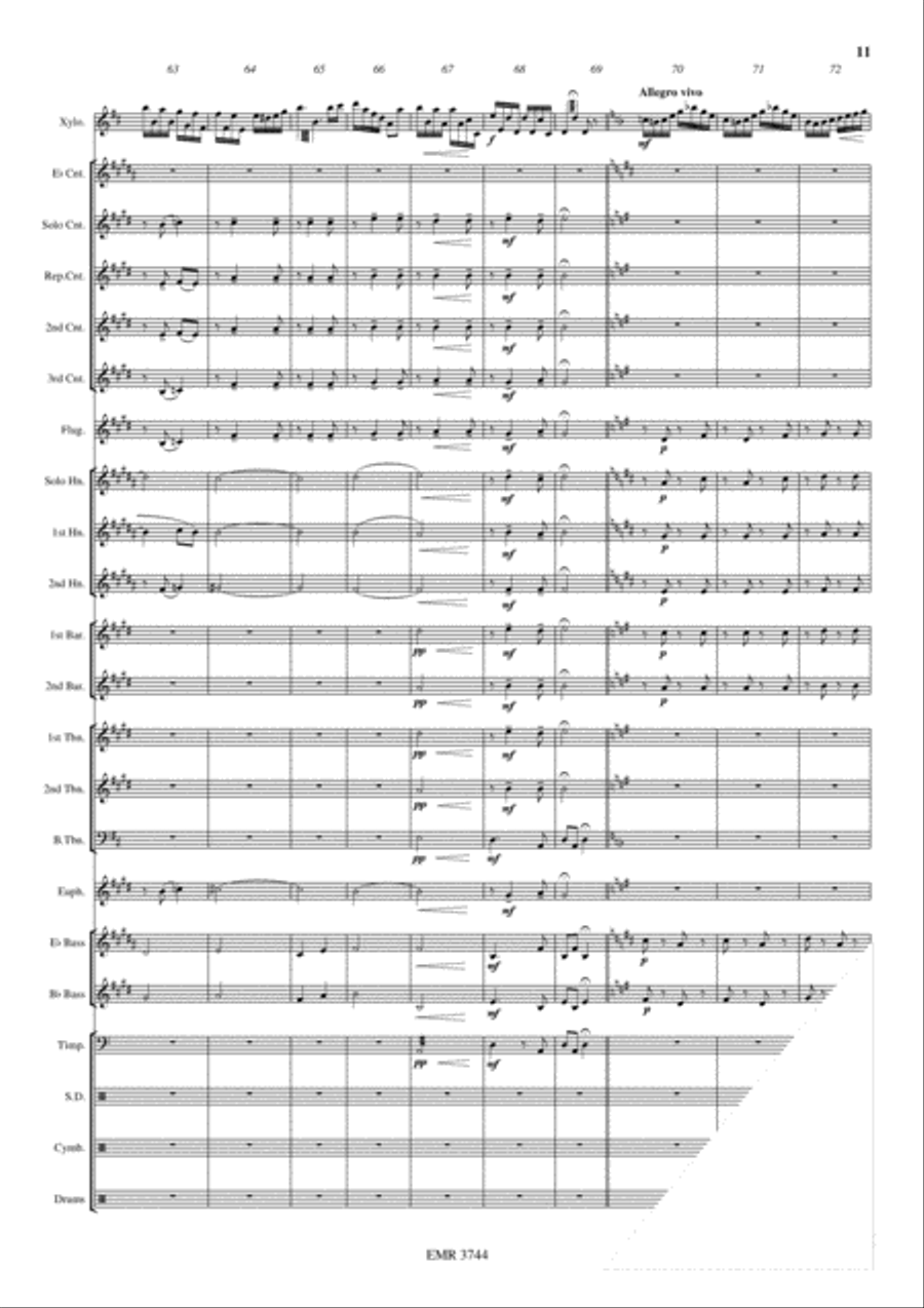 Csardas Brass Band scores gallery preview page 12