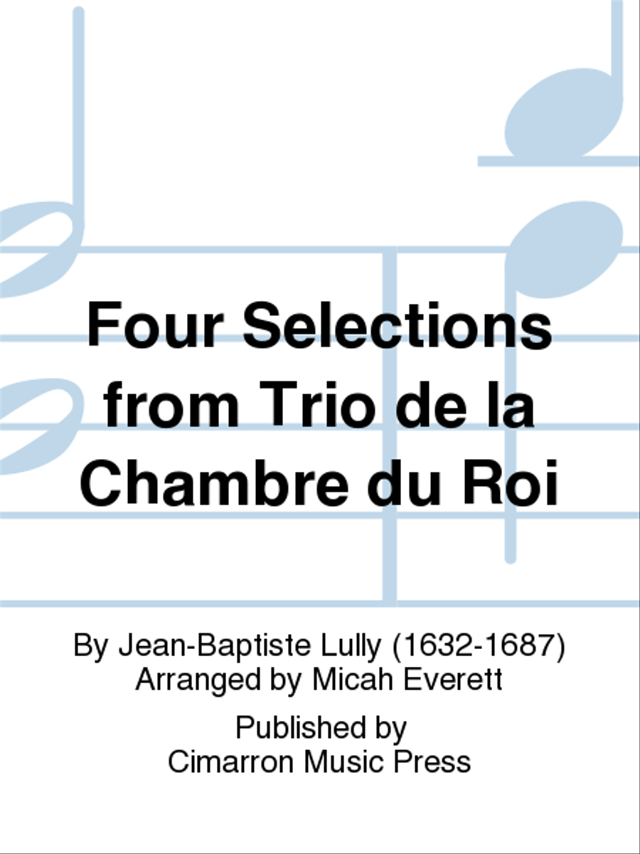 Four Selections from Trio de la Chambre du Roi Euphonium scores gallery preview page 1