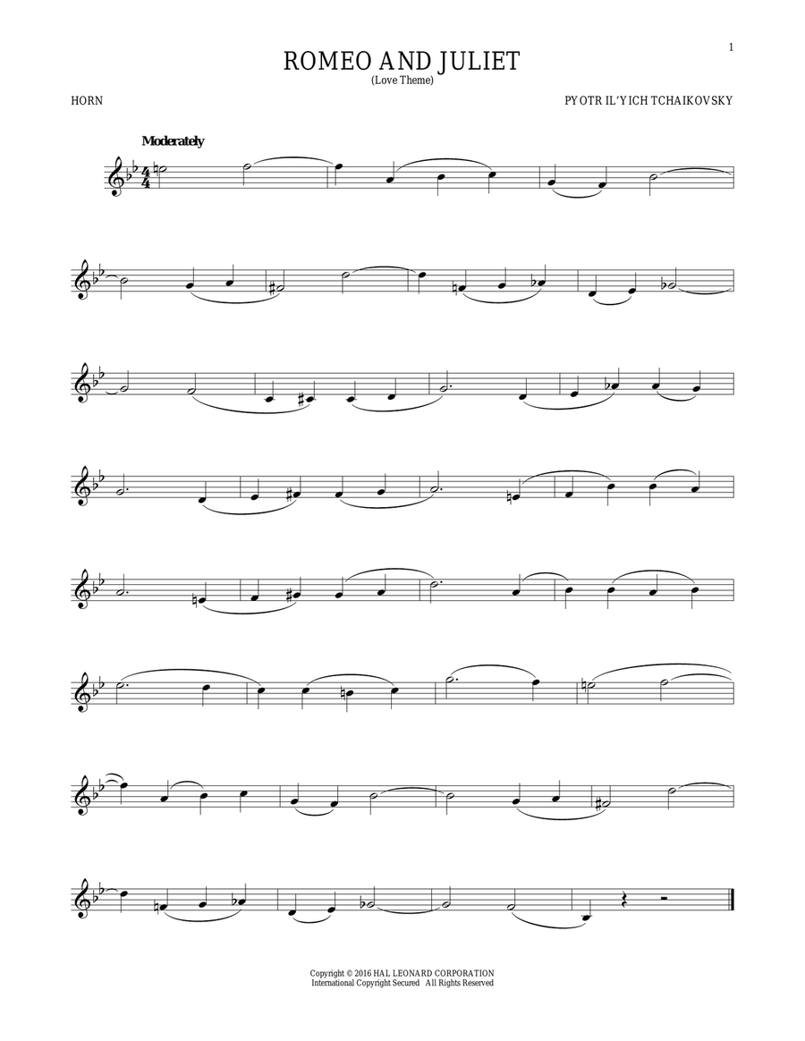Romeo And Juliet (Love Theme)
