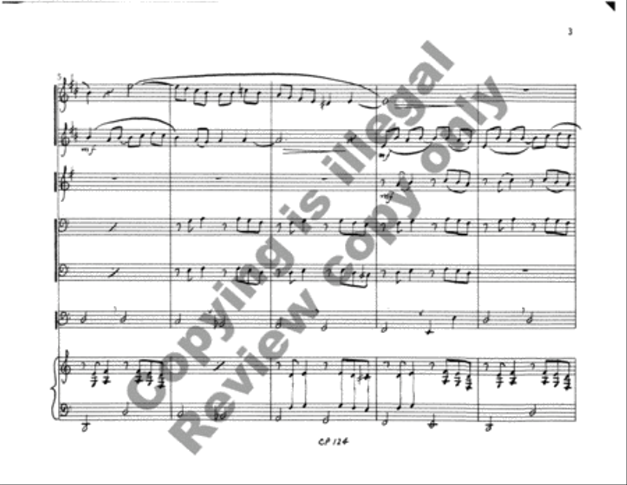 Liturgical Sonata Trombone scores gallery preview page 40