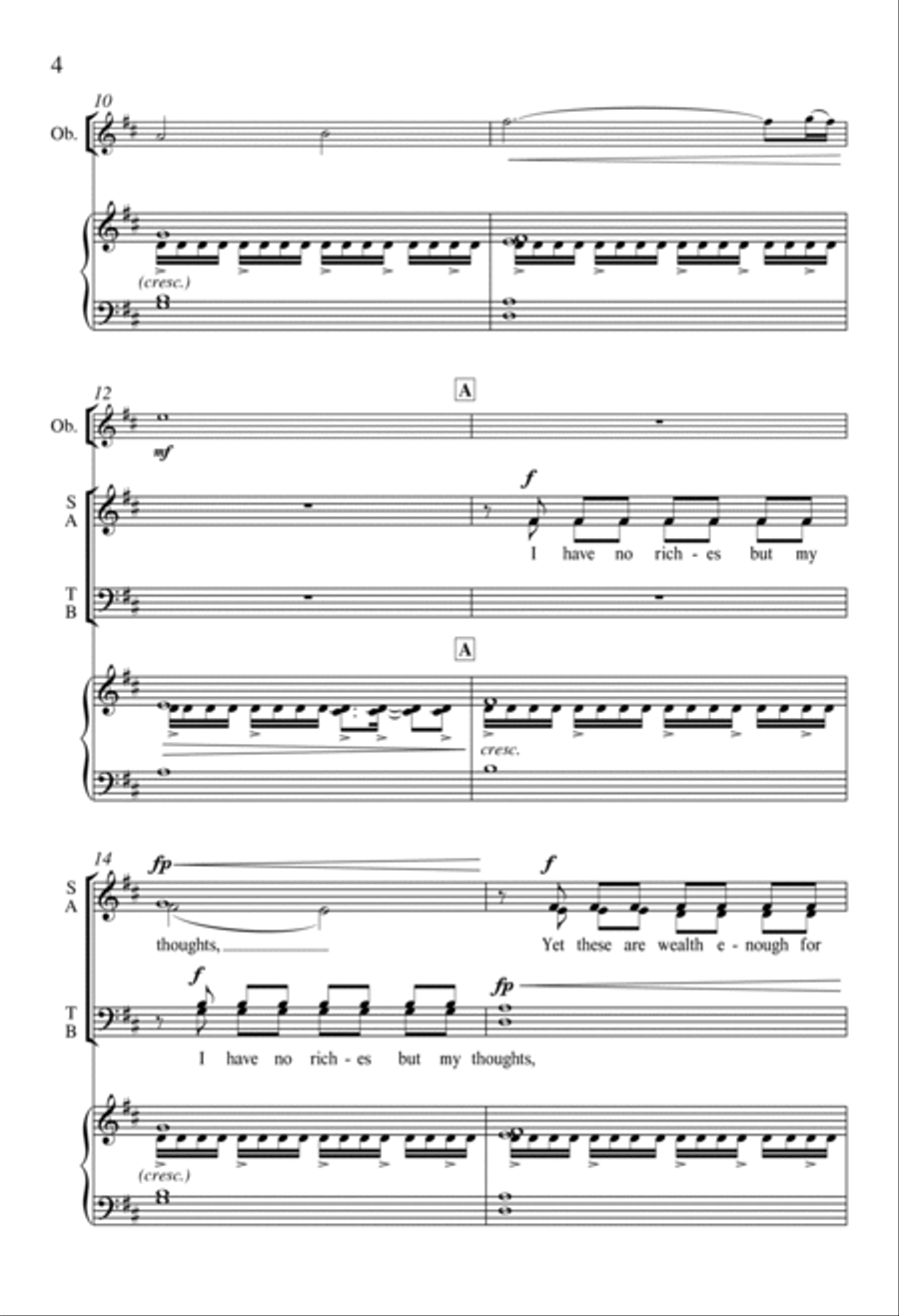 Wealth Enough for Me from For a Breath of Ecstasy 4-Part scores gallery preview page 3