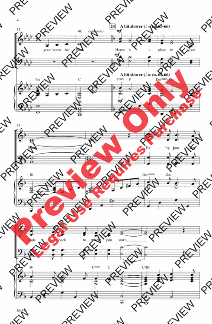 Already Home 4-Part scores gallery preview page 4