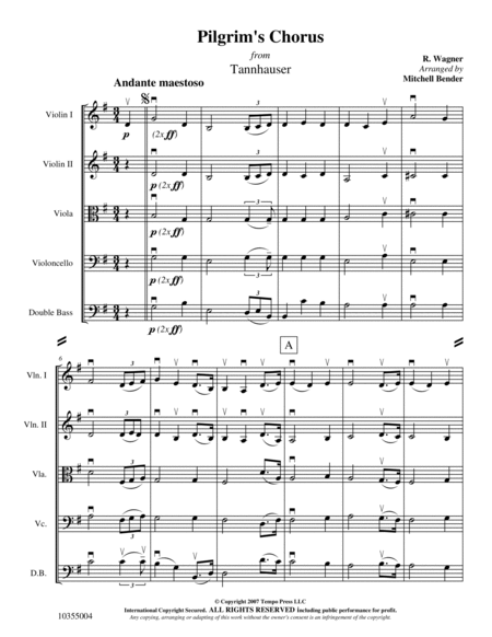 Tannhauser: Pilgrim's Chorus image number null