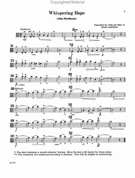 20 Progressive Solos for String Instruments - Viola