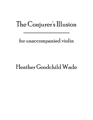 Book cover for The Conjurer's Illusion