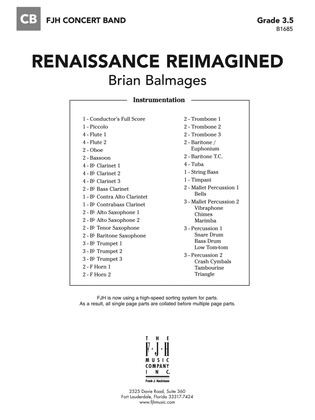 Renaissance Reimagined: Score
