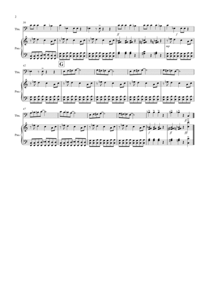 Burnie's Blues for Trombone and Piano image number null