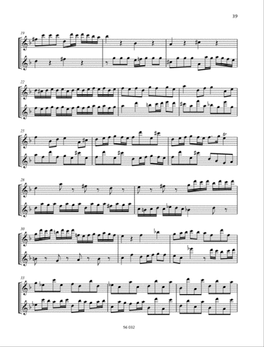Sonata F major, TWV 40:102 Alto Recorder scores gallery preview page 4